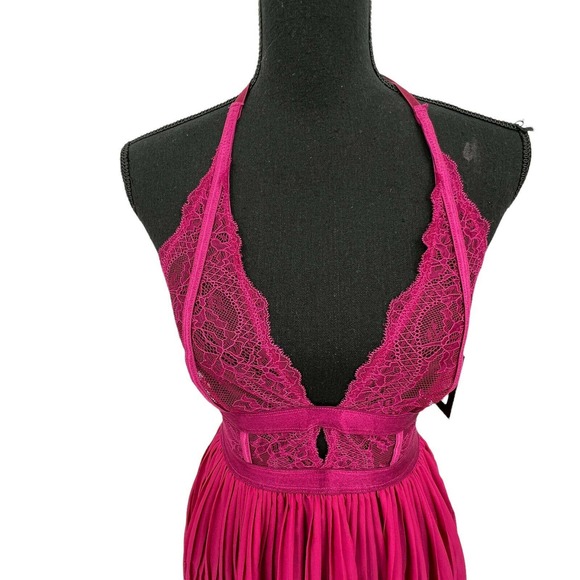 New Frederick's Of Hollywood‎ Jaymes Lace & Mesh Babydoll Nightie Medium - Picture 7 of 8